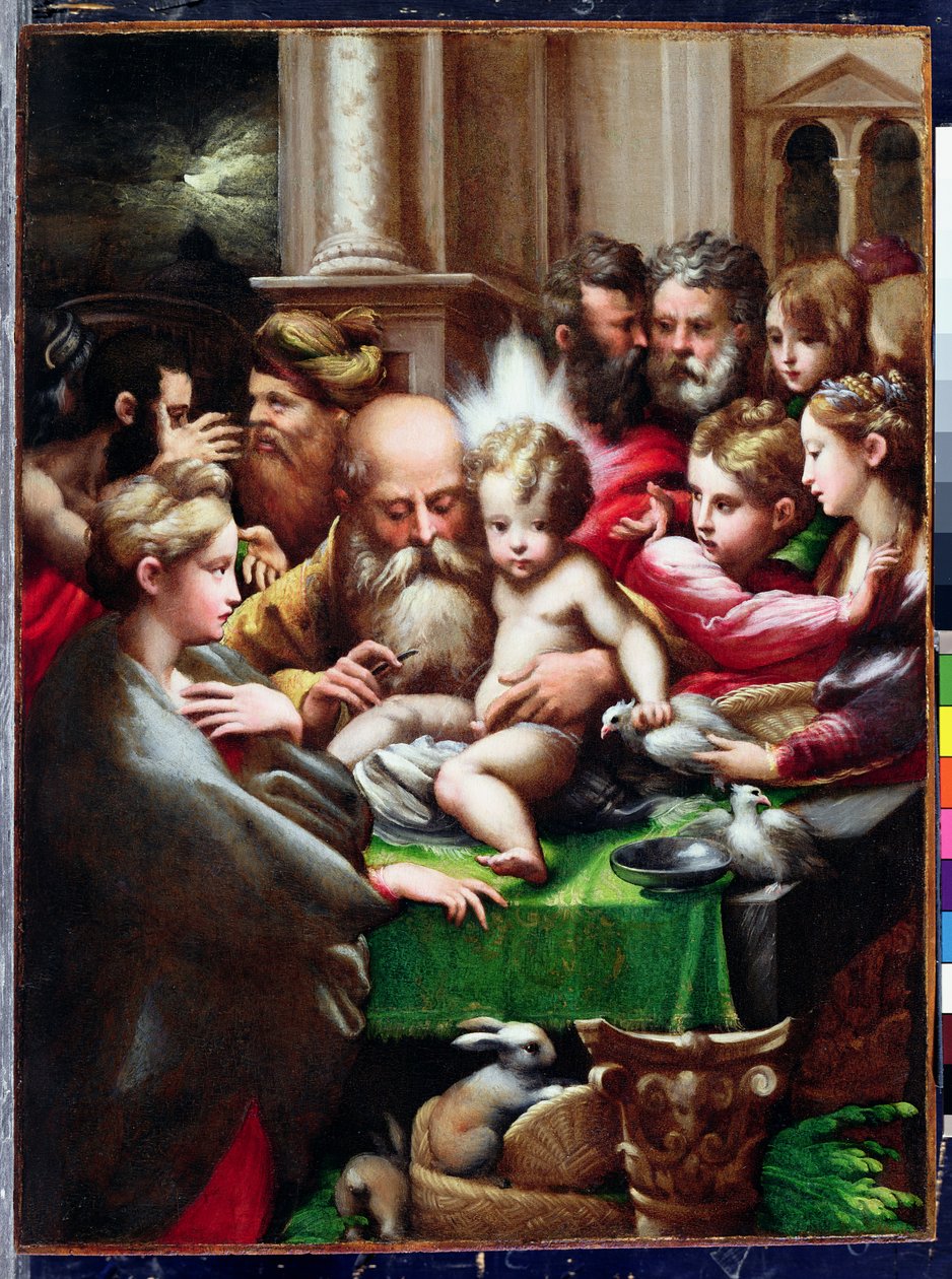 La Circuncisión, c.1523 de Parmigianino