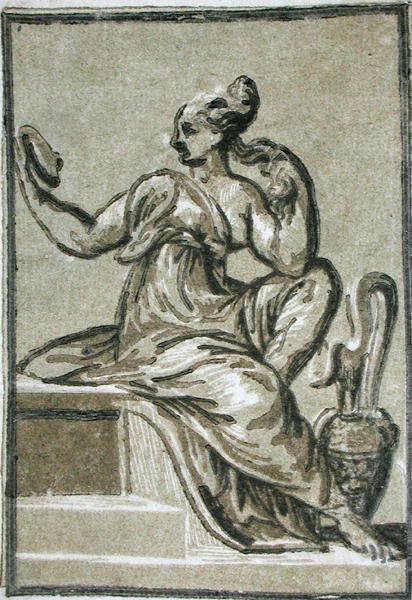 Prudencia, por un artista anónimo de Parmigianino 
