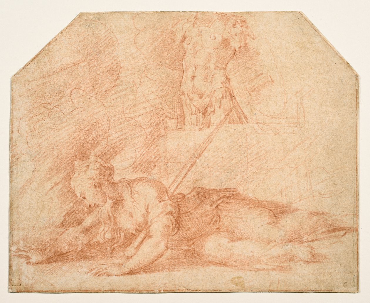 muerte de dido de Parmigianino