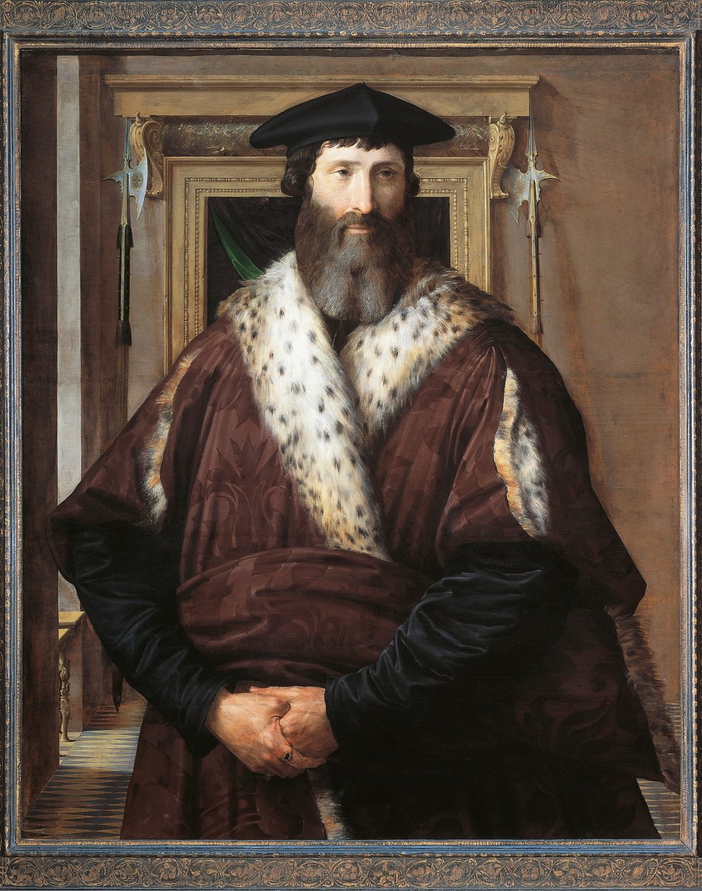 Retrato de Malatesta Baglioni de Parmigianino