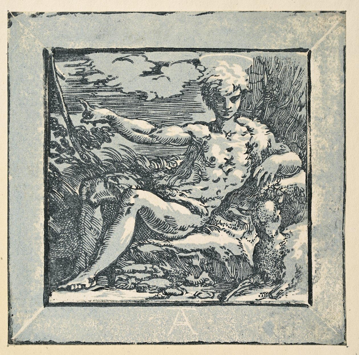 San Juan Bautista en el desierto de Parmigianino
