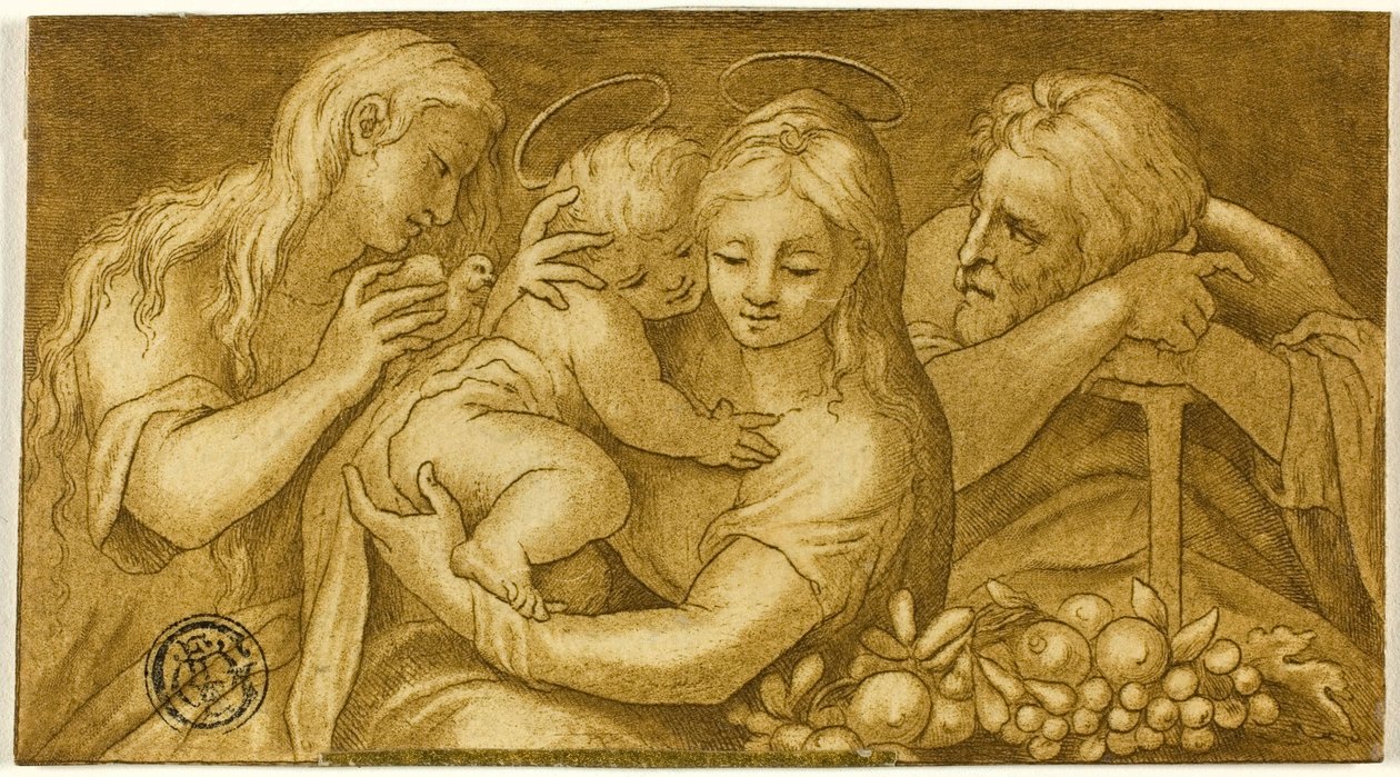 Sagrada Familia con María Magdalena de Parmigianino