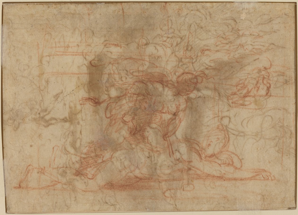 Jael y Cisera? [verso] de Parmigianino