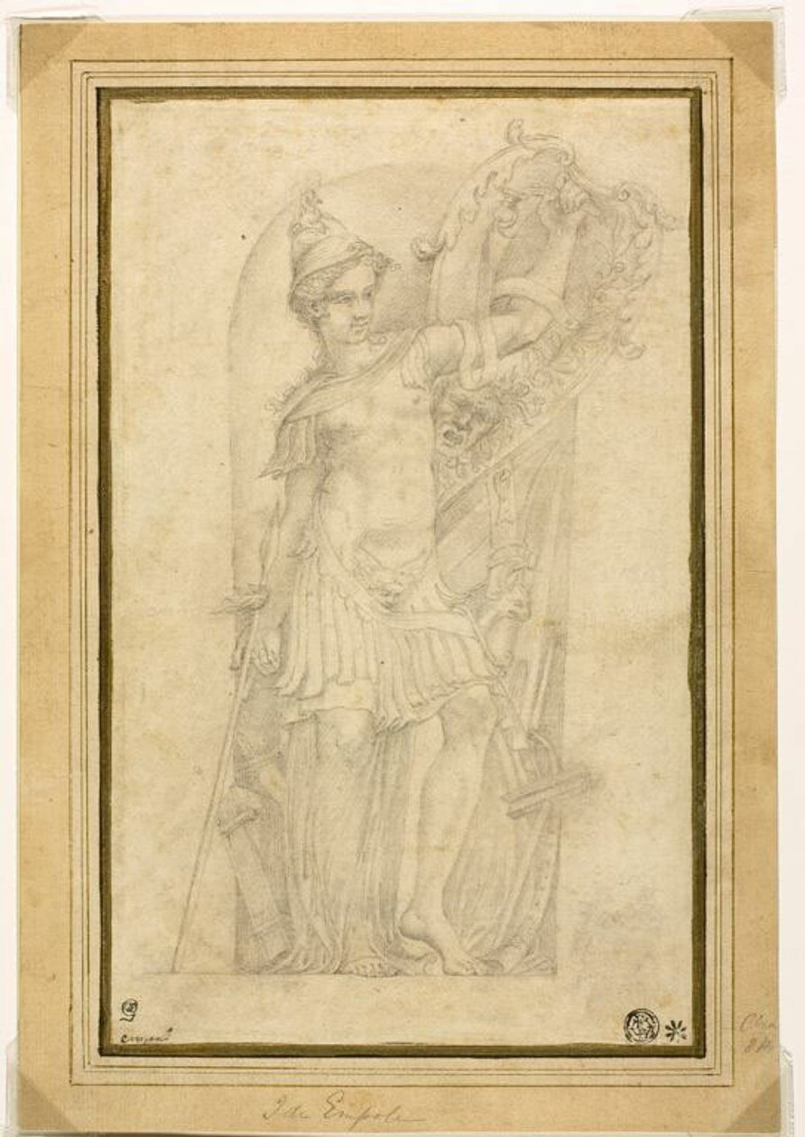 Minerva (o Bellona) en un nicho de Parmigianino