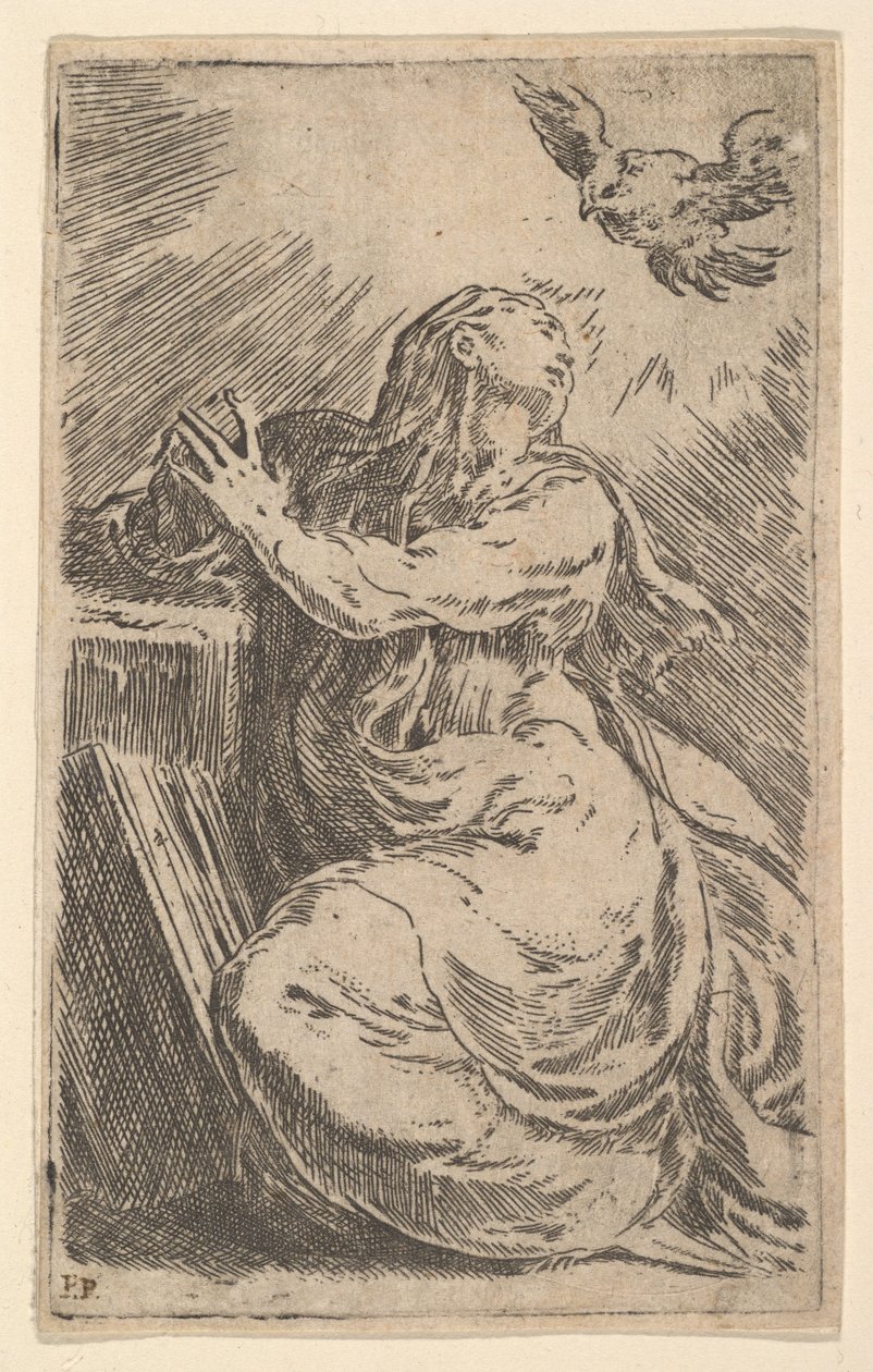La Anunciación de Parmigianino