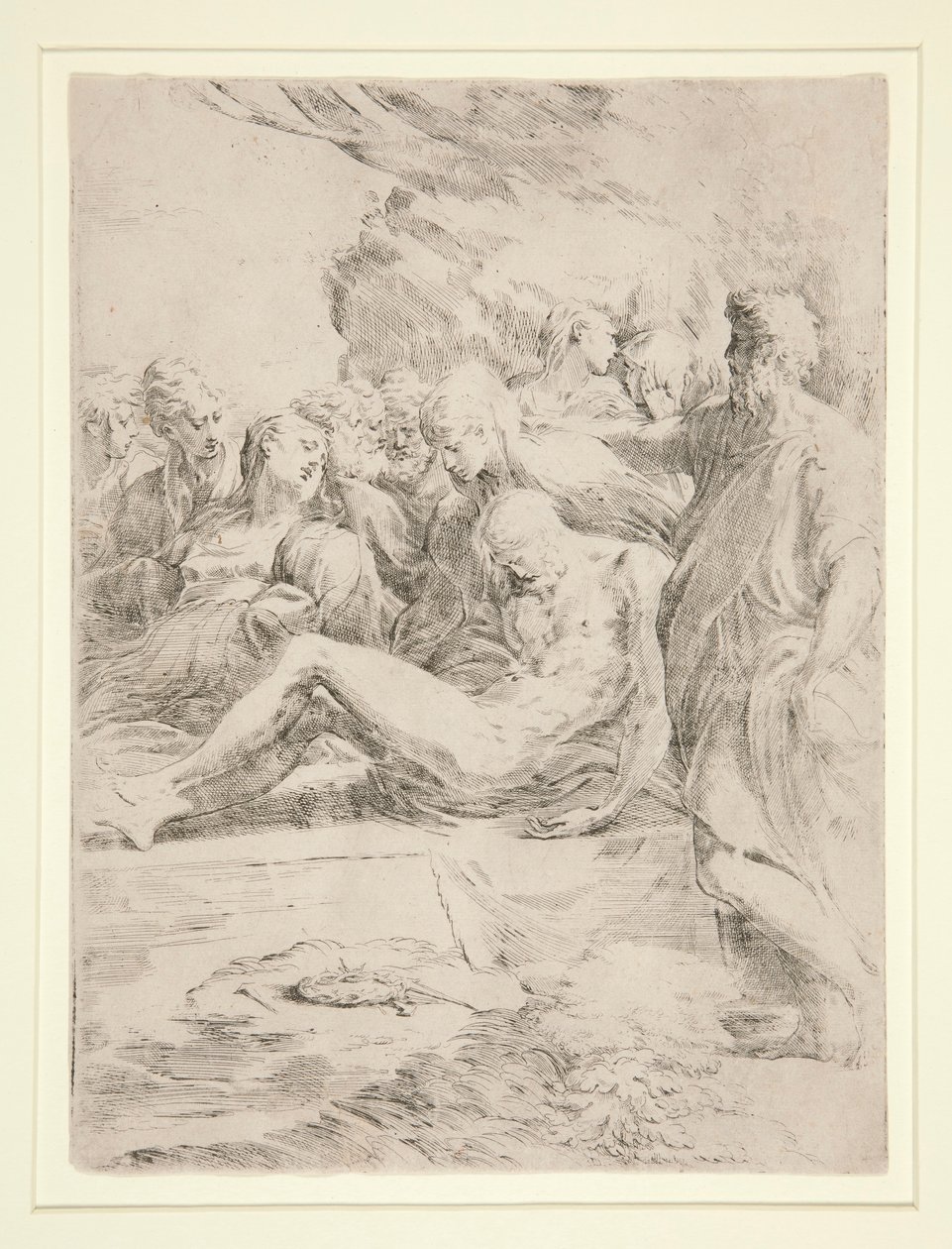 el entierro de Parmigianino