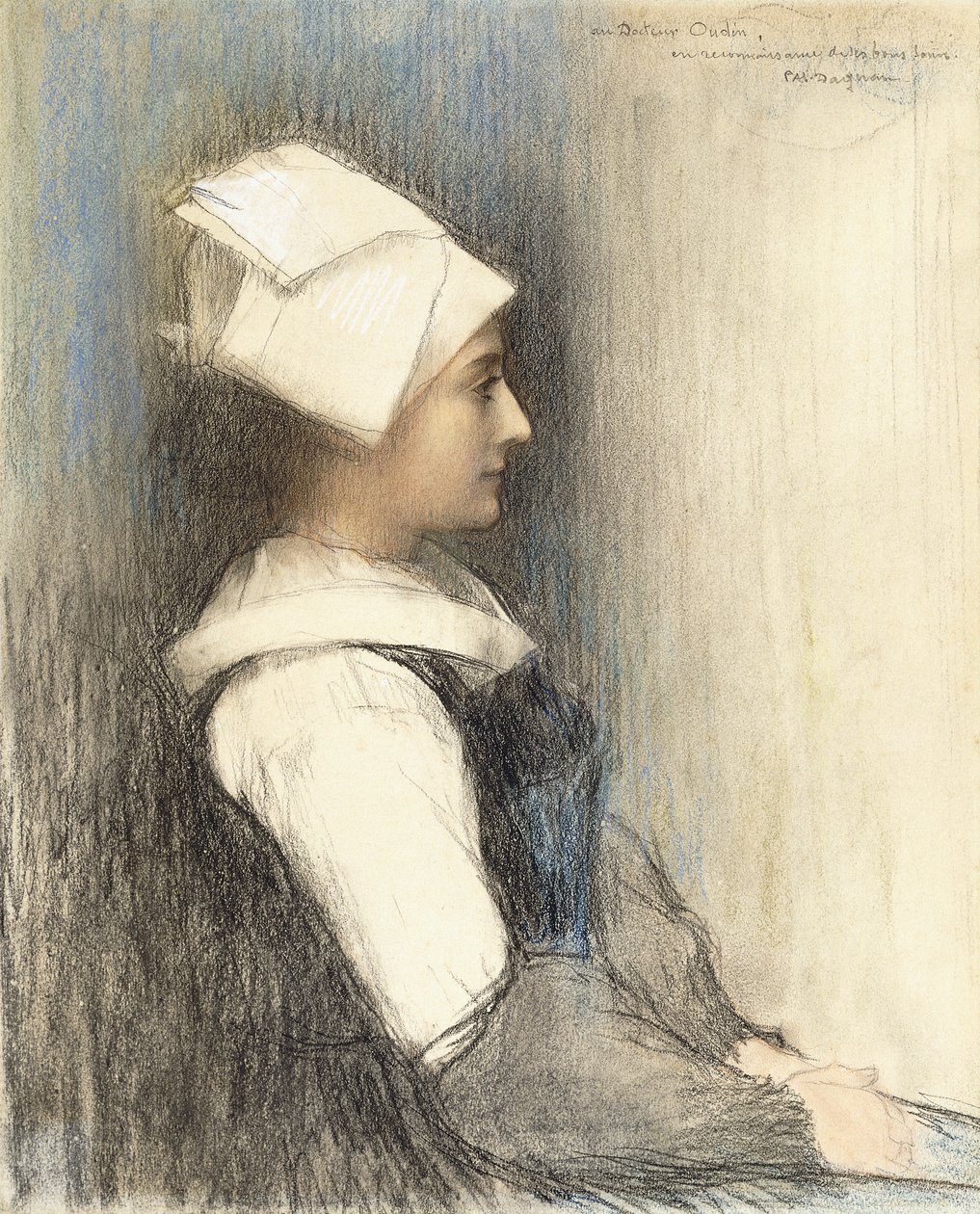 Una chica bretona de Pascal Adolphe Jean Dagnan-Bouveret