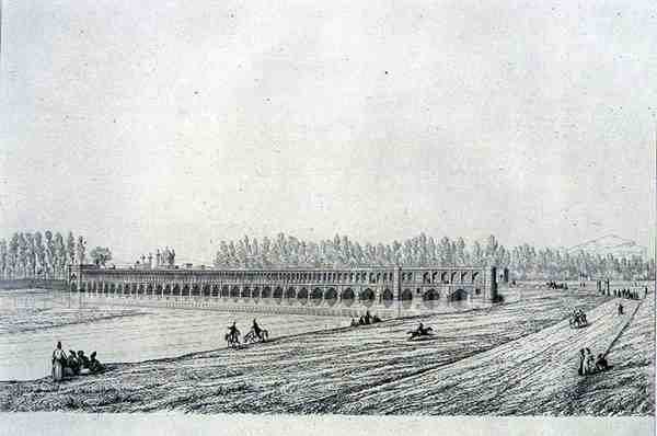 Puente de Allah Verdi Khan, en Isfahan, de 