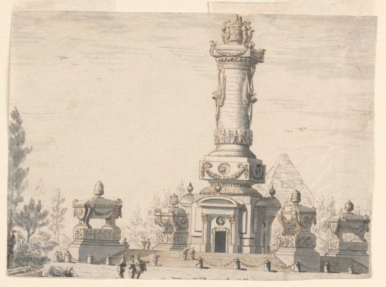 Diseño para un escenario: Un cementerio de Pasquale Canna