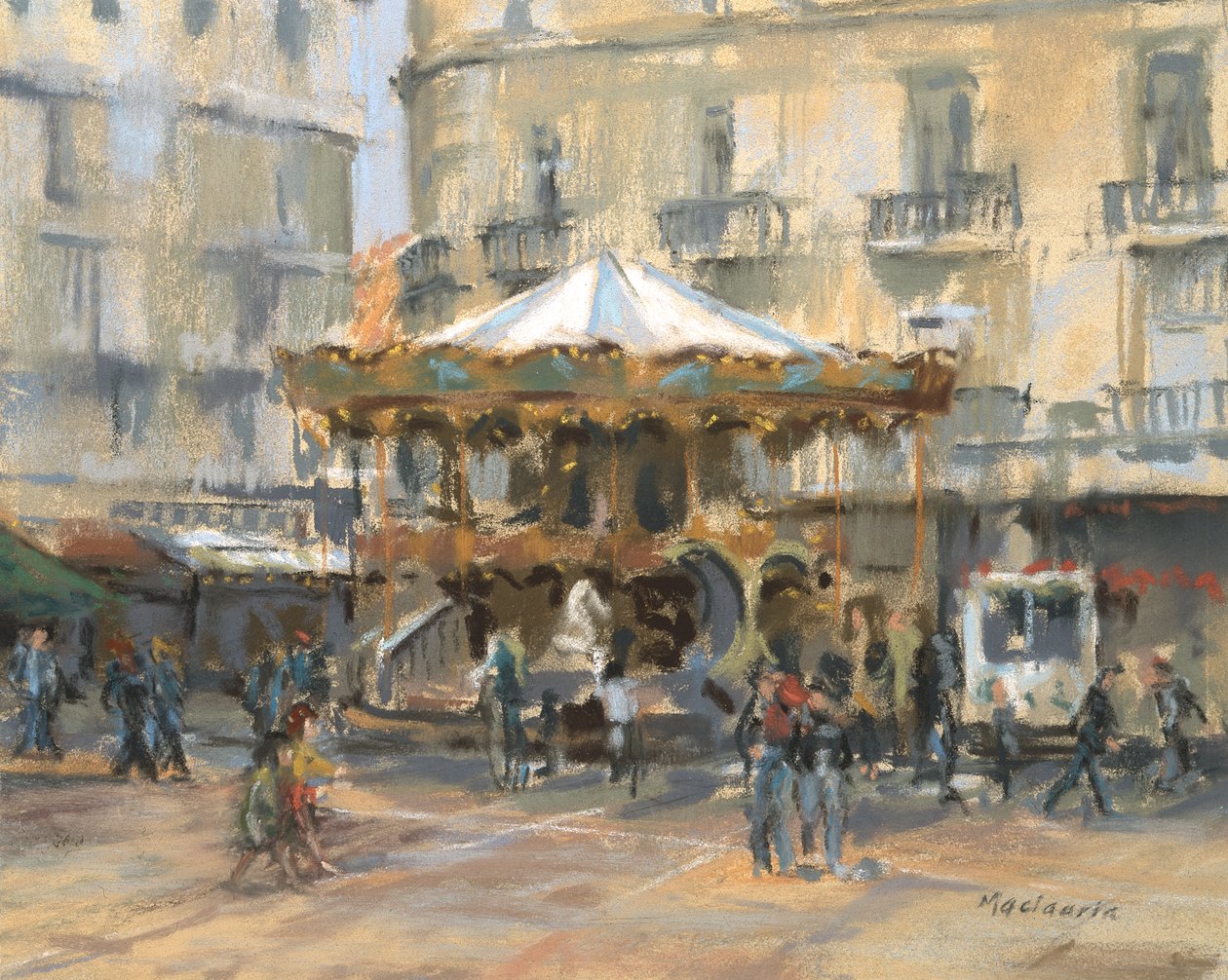 Pequeño carrusel, Montpellier de Pat Maclaurin