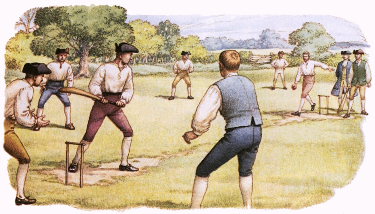Cricket, como se jugaba en el siglo XVIII de Pat (1907 95) Nicolle