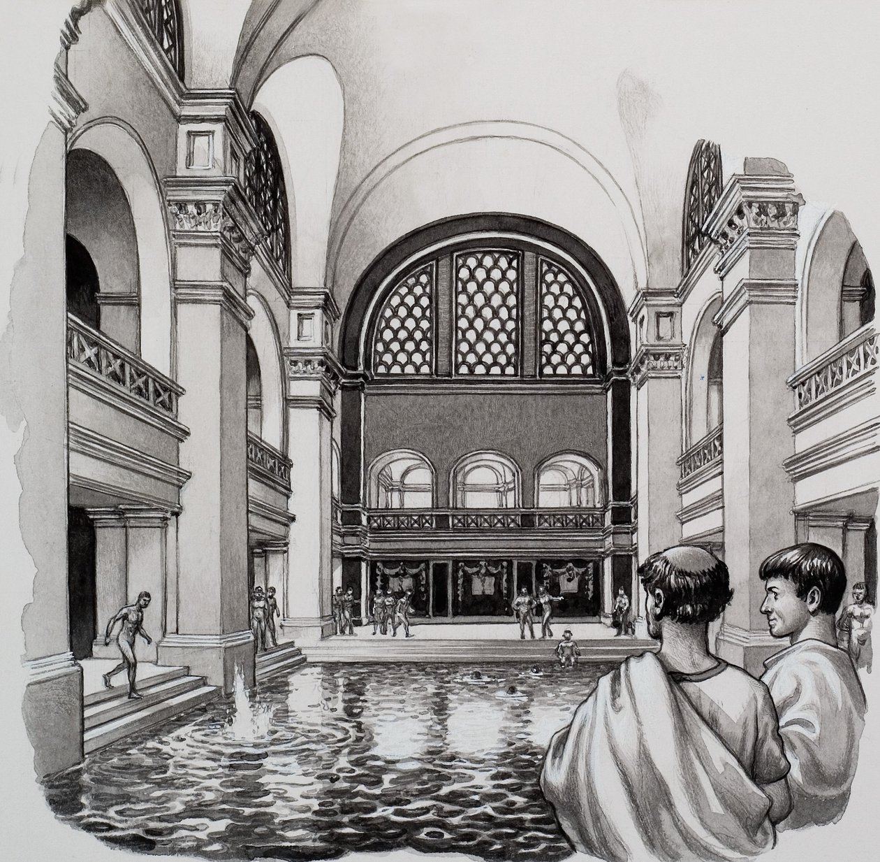 Termas romanas de Pat (1907 95) Nicolle