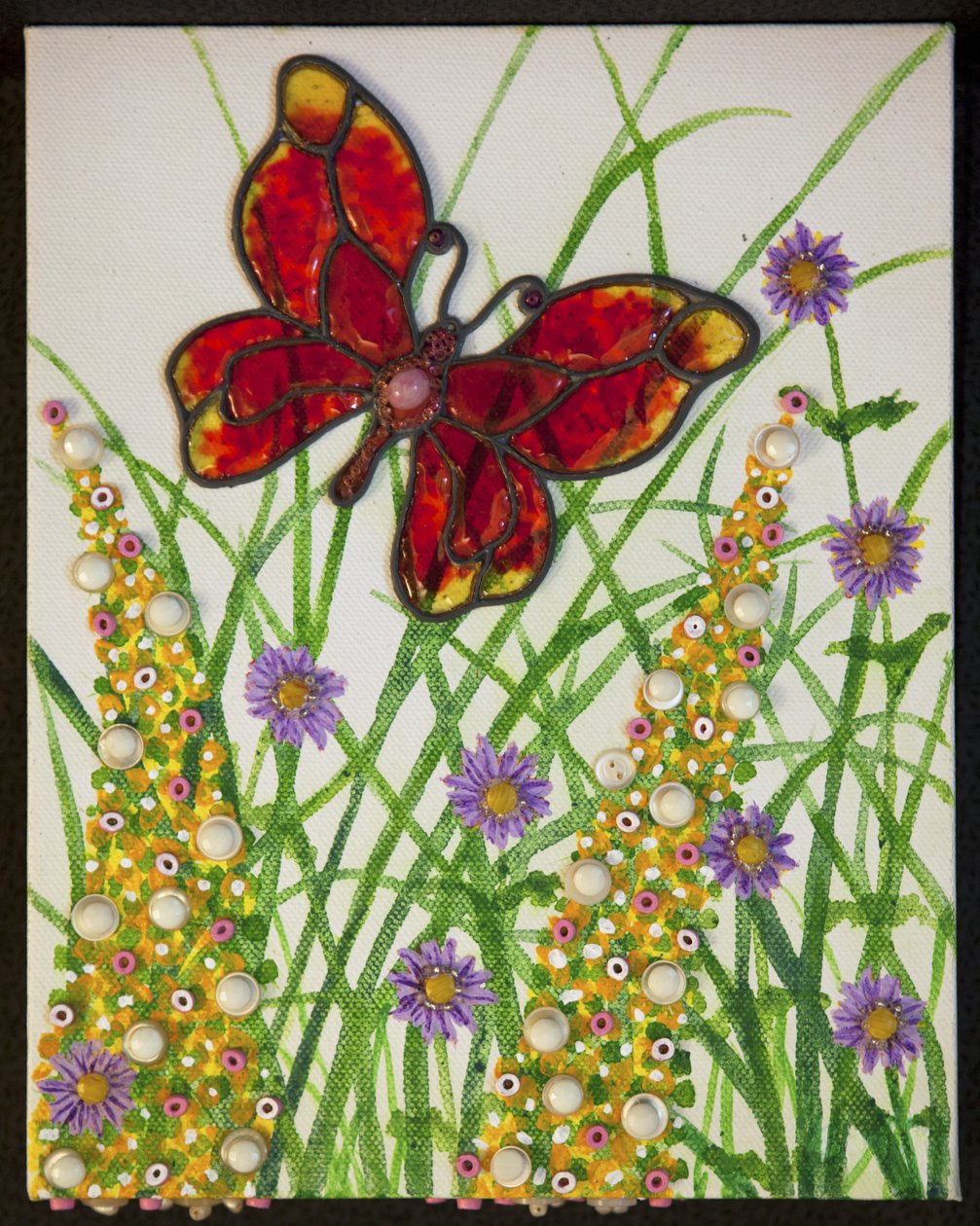 Mariposas, rojo y amarillo, 2016 de Pat Scott