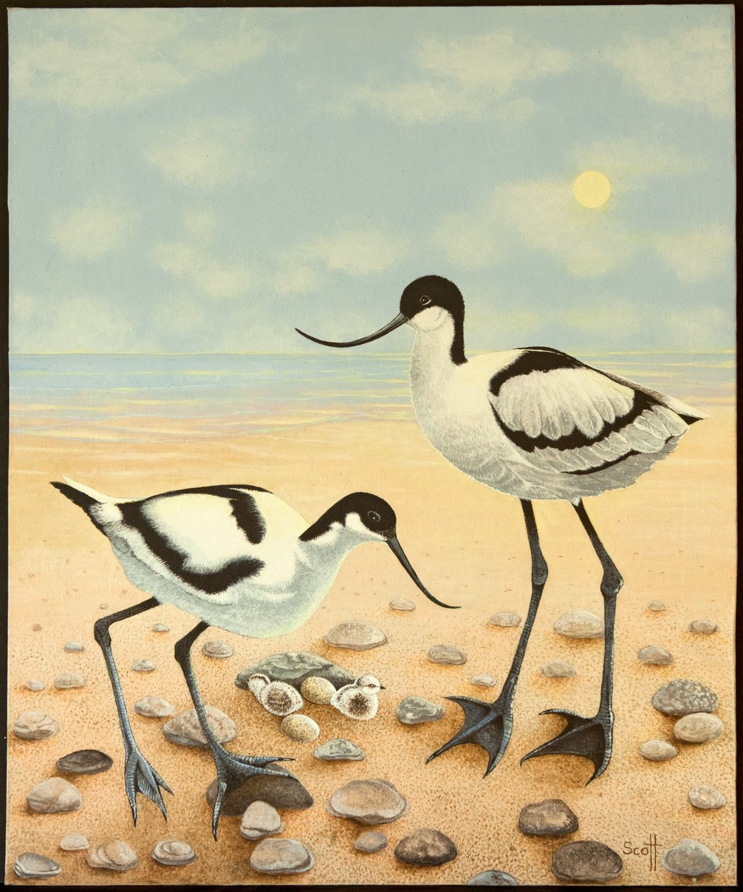 La nueva generación, 2012 (acrílico sobre percal) de Pat Scott