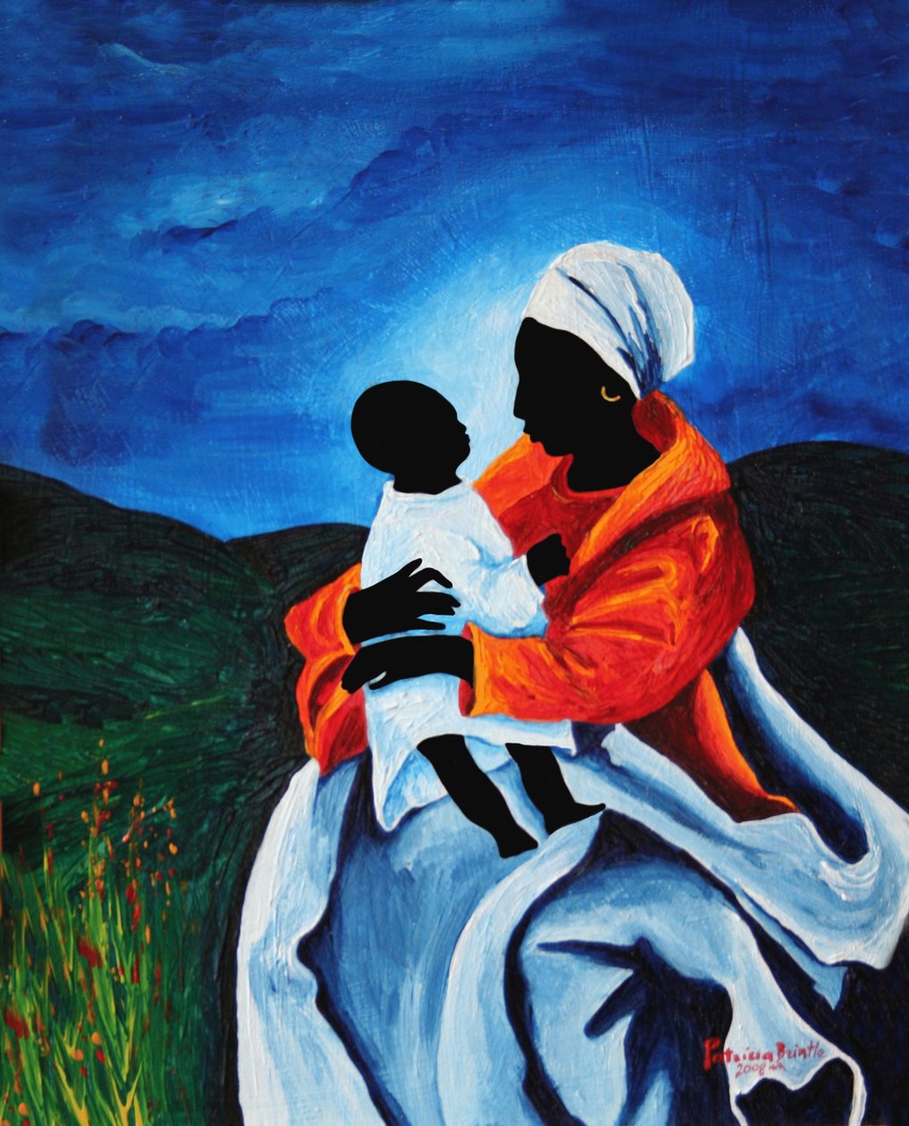 Madonna y niño - Primeras palabras, 2008 de Patricia Brintle