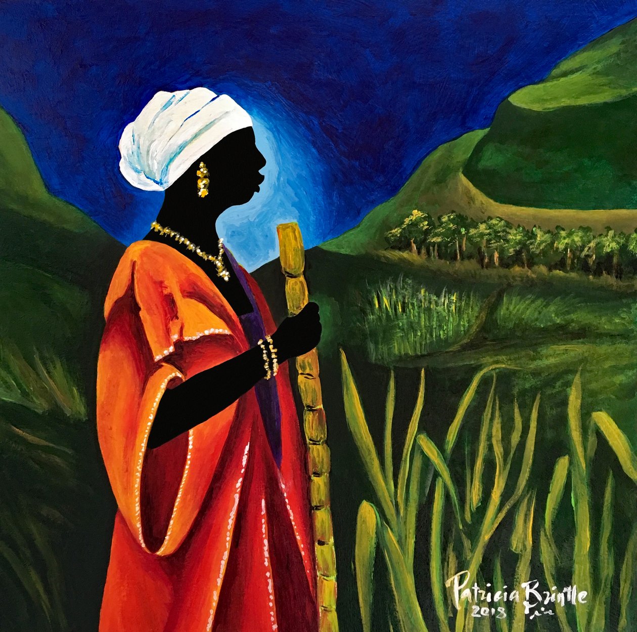 Viaje de la caña de azúcar, 2018 de Patricia Brintle