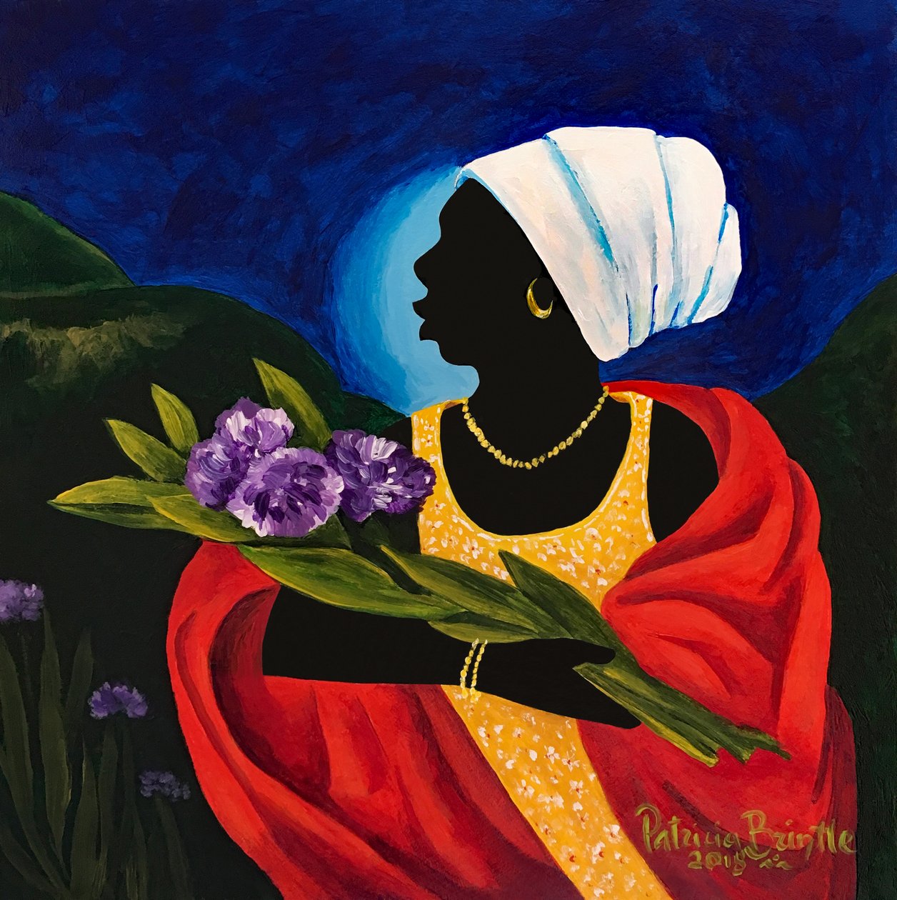 Tres hortensias, 2018 de Patricia Brintle