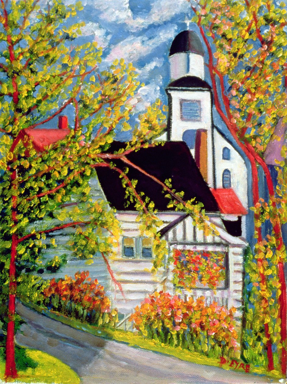 Casa con iglesia, Badeck de Patricia Contemporary Artist Eyre