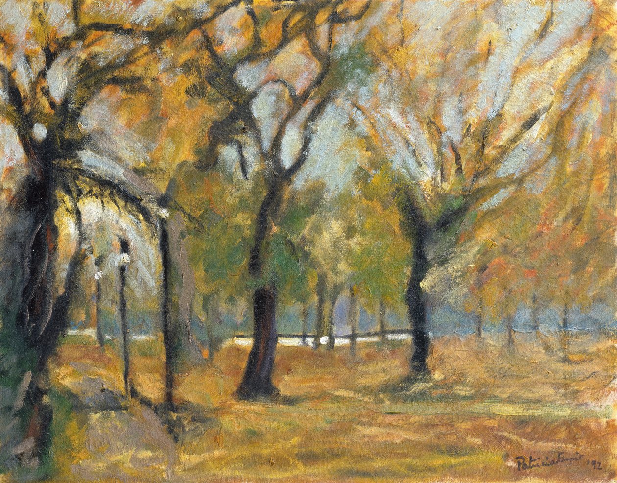 Luces de gas en Hyde Park, 1992 de Patricia Espir