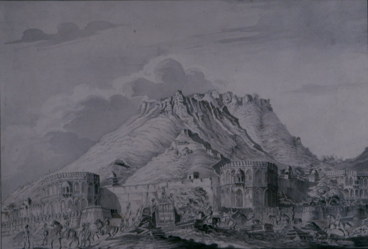 Fortaleza y ciudad de Ajmere, 1820 de Patrick Waugh