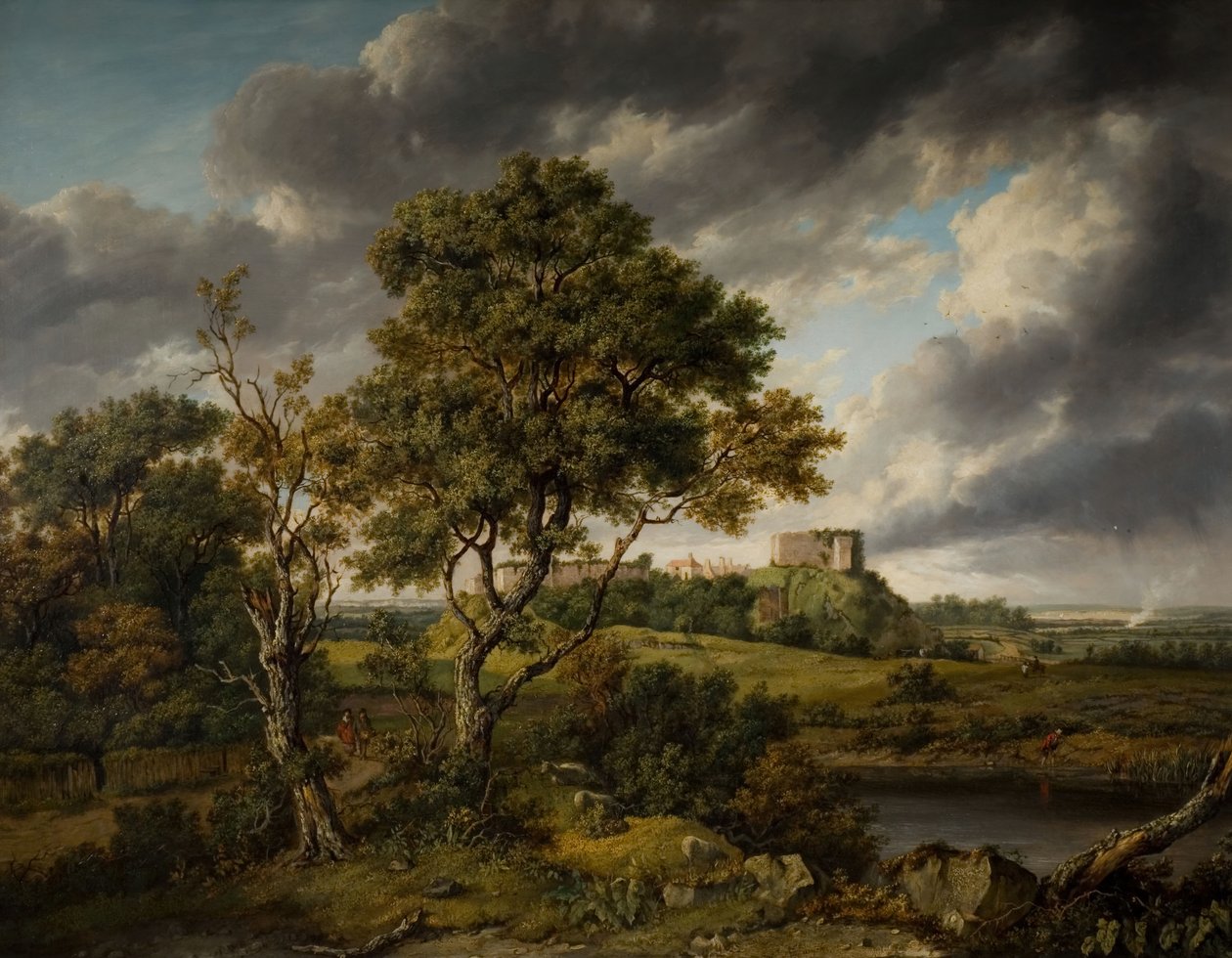 Castillo de Carisbrooke, Isla de Wight de Patrick Nasmyth