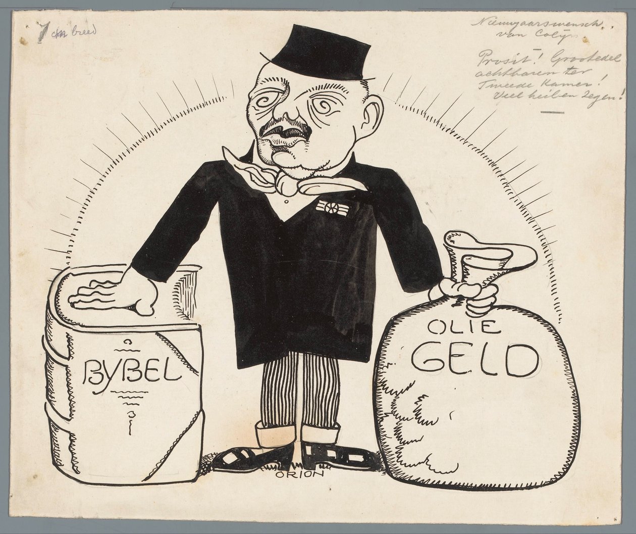 Deseo de Año Nuevo de Colijn Deseo de Año Nuevo de Colijn (título sobre objeto) de Patricq Kroon (signed by artist)