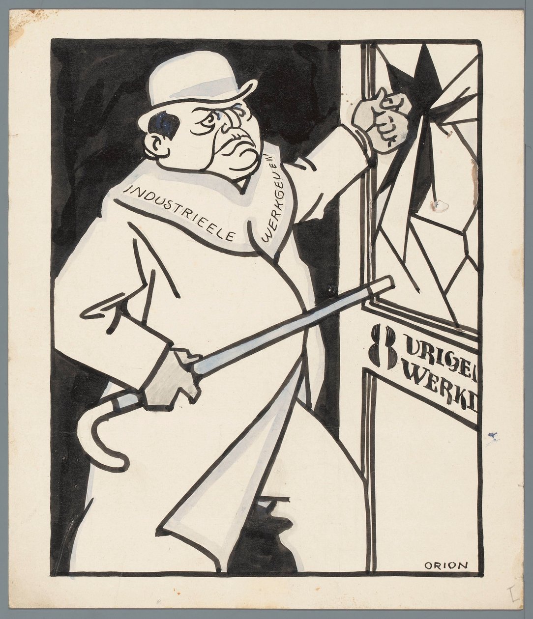 Los empresarios y la jornada laboral de ocho horas de Patricq Kroon (signed by artist)