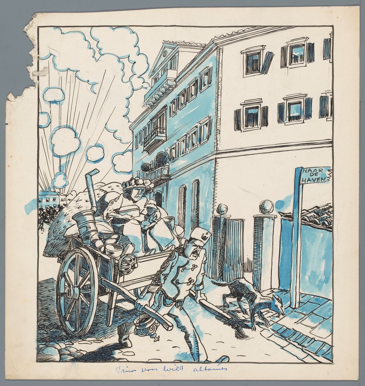 Wilhelm zu Wied Prins von Wied Albanie (título sobre el objeto) de Patricq Kroon