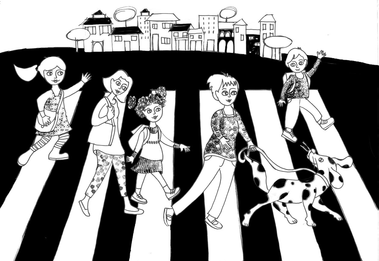 Ciudad, 2020 (Tinta sobre papel) de Patrizia La Porta