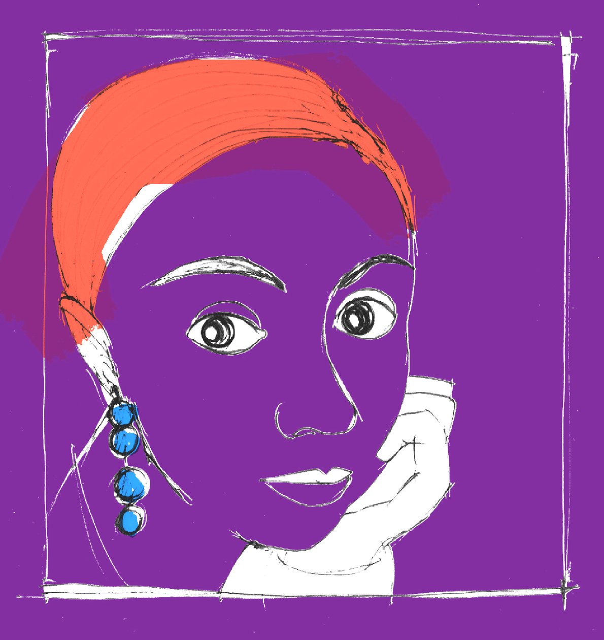 Estate, 2019 (digital, tinta) de Patrizia La Porta