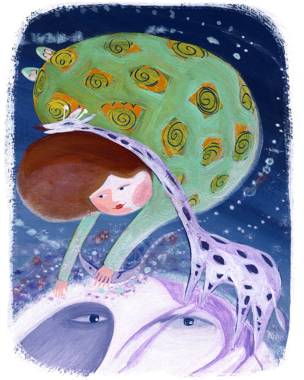 Mujer Luna de Patrizia La Porta