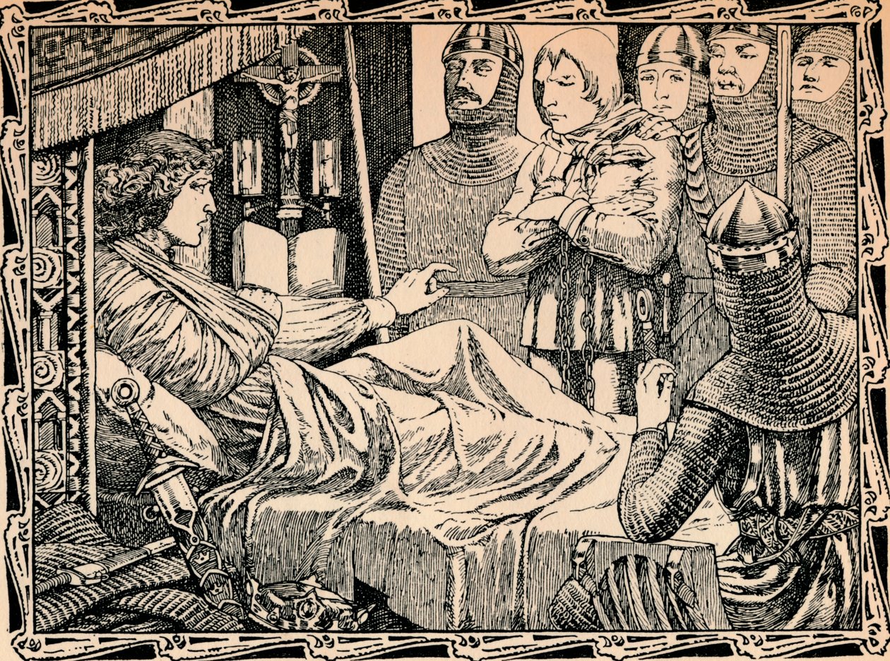 Muerte del Rey Ricardo I, 1902 de Patten Wilson