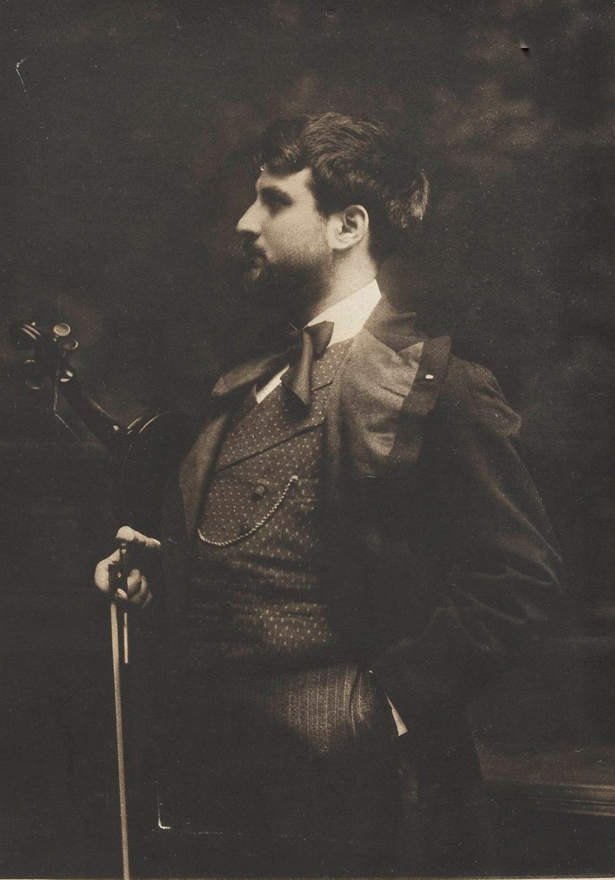 Retrato del violinista y compositor Joan Manén y Planas de Pau Audouard
