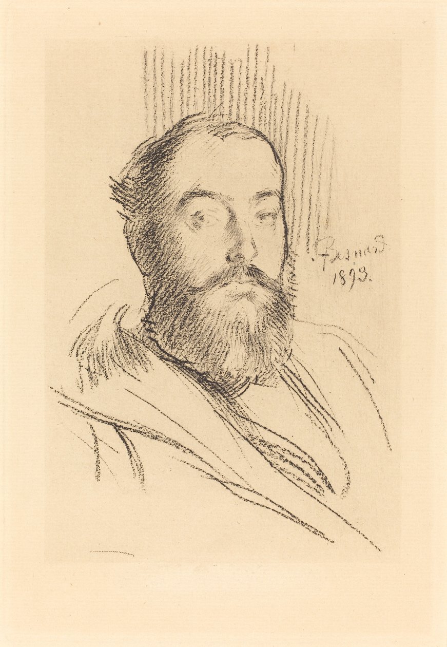Autorretrato, 1893 de Paul Albert Besnard