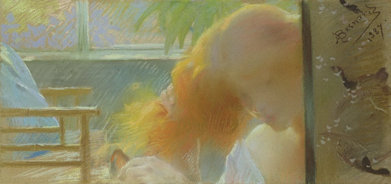 El Modelo, 1887 de Paul Albert Besnard