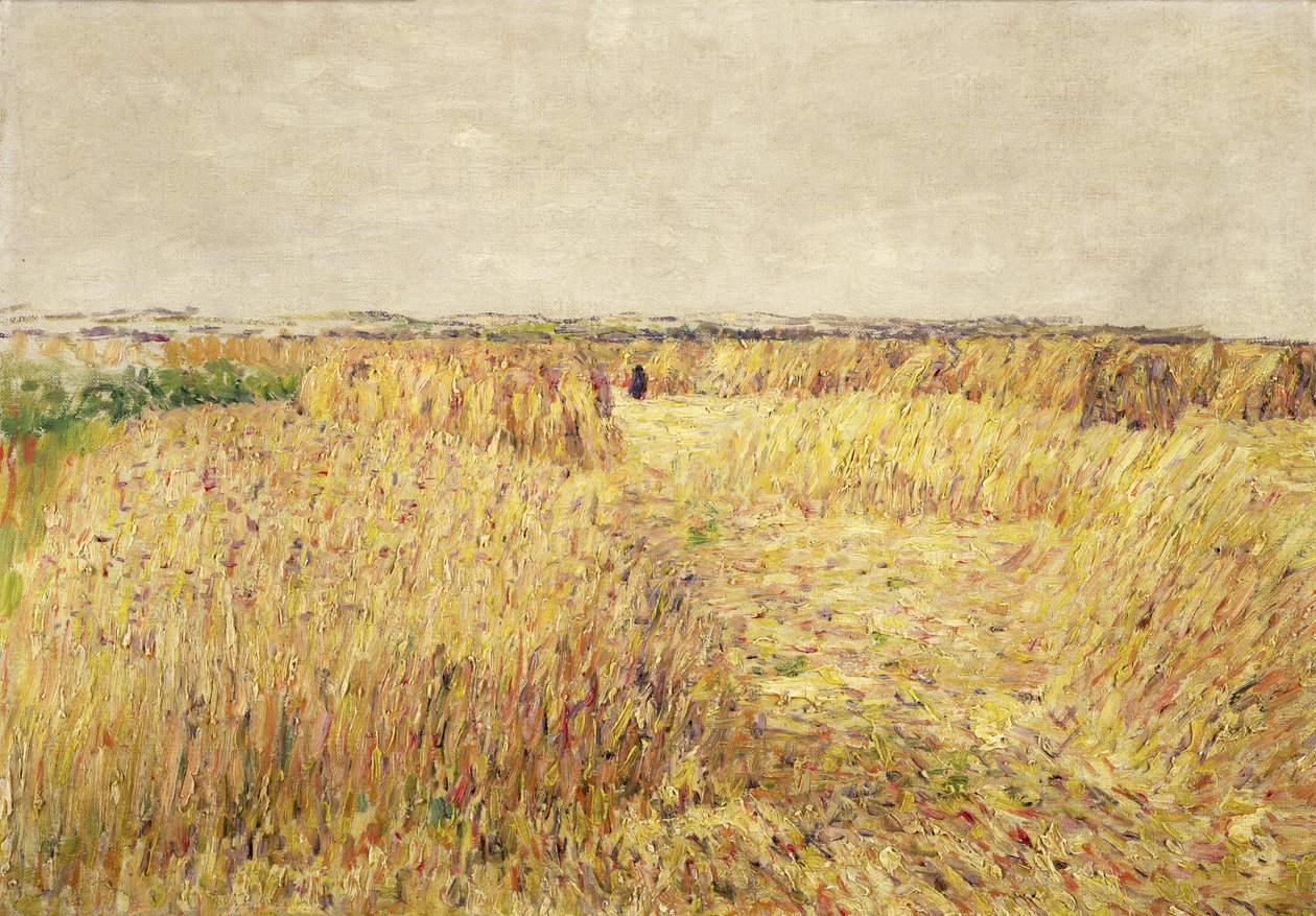 Campos de Maíz frente a una Cadena de Dunas de Arena de Paul Baum