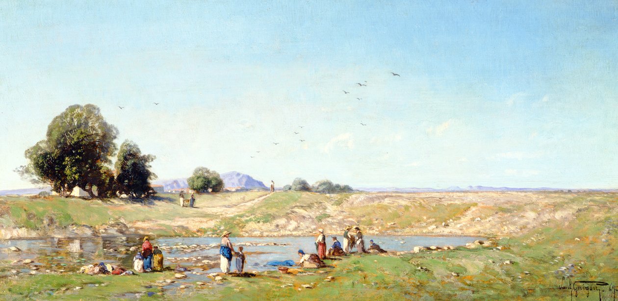 El valle del Durance, 1867 de Paul Camille Guigou