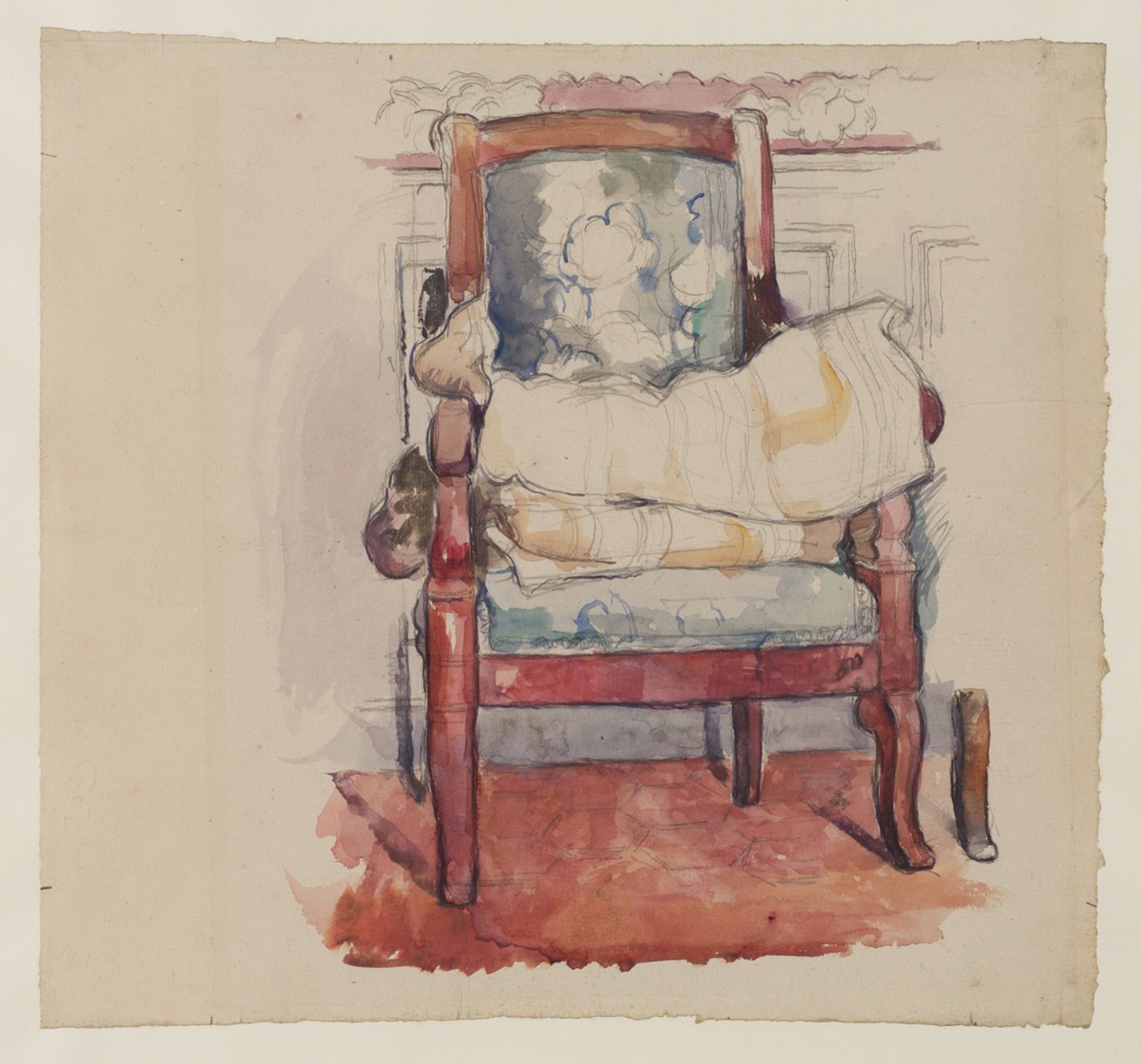 Sillón, 1885-90 de Paul Cézanne