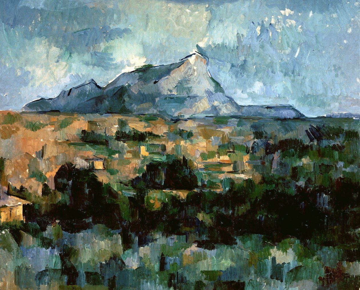 Montaña Sainte-Victoire, 1904-06 de Paul Cézanne