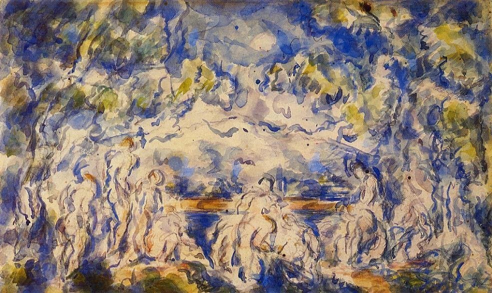 Bañistas de Paul Cézanne