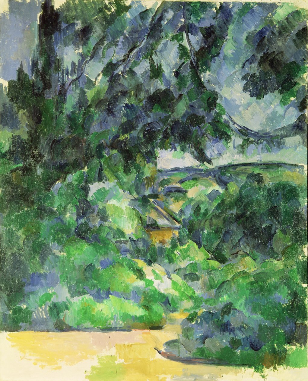 Paisaje azul, c.1903 de Paul Cézanne
