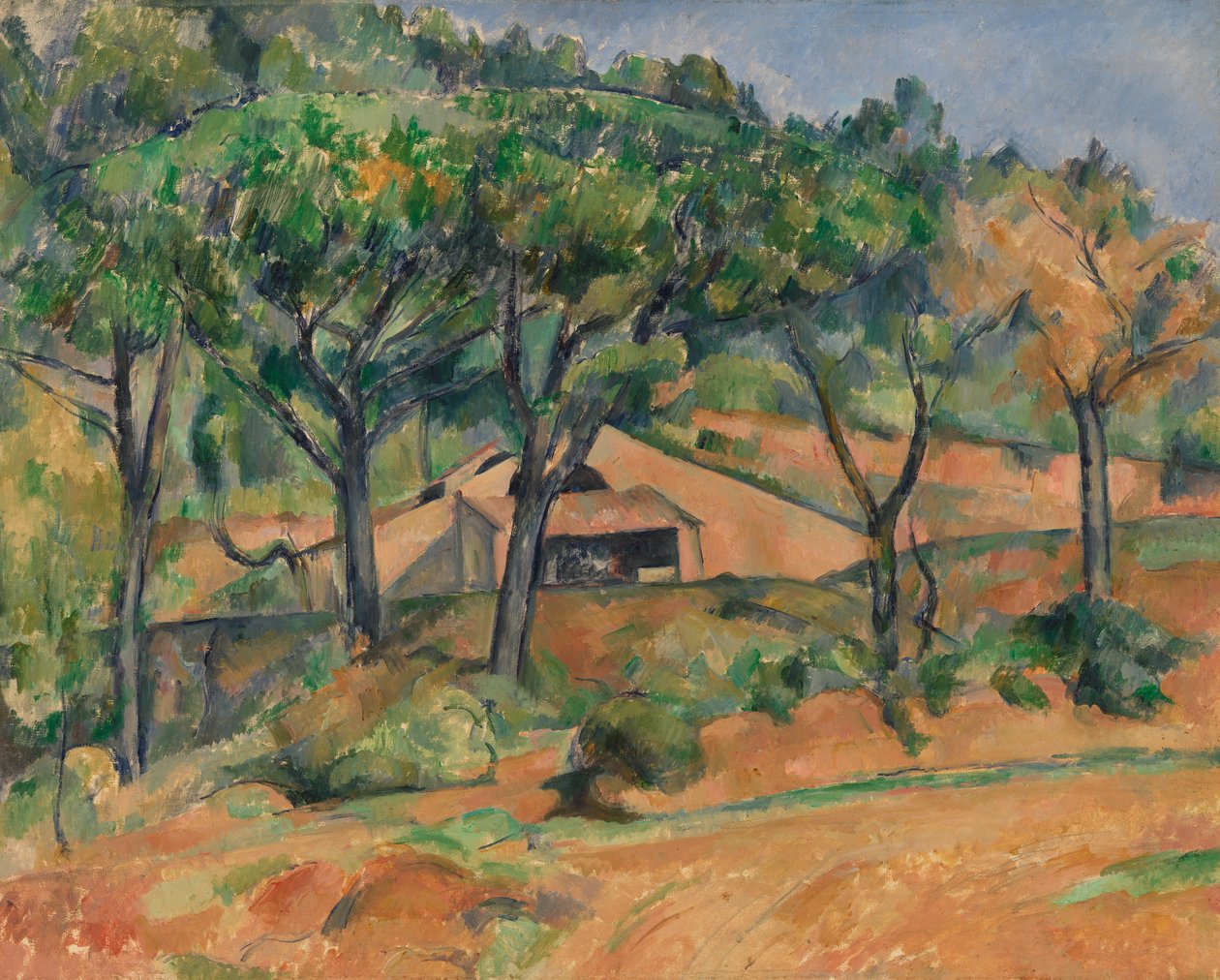 Casa en Provenza, c.1890 de Paul Cézanne