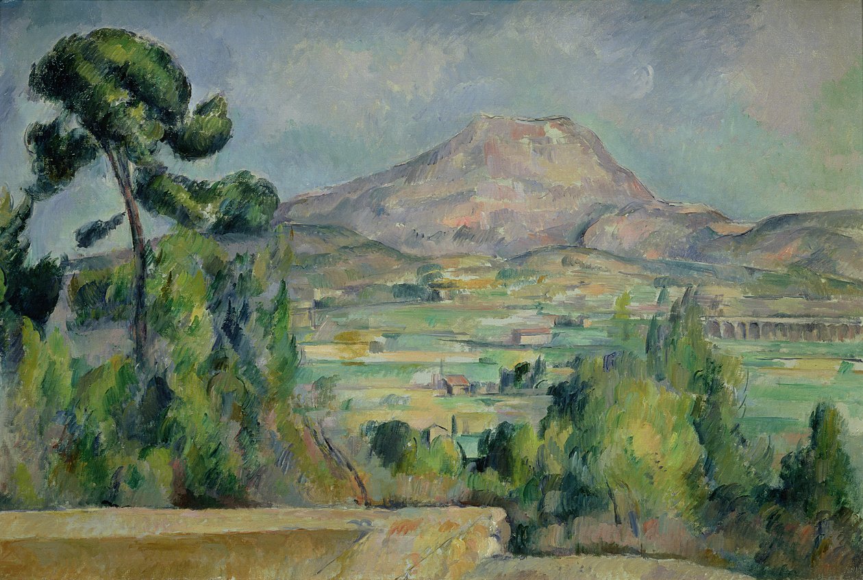 Montaña Sainte-Victoire, c.1887-90 de Paul Cézanne