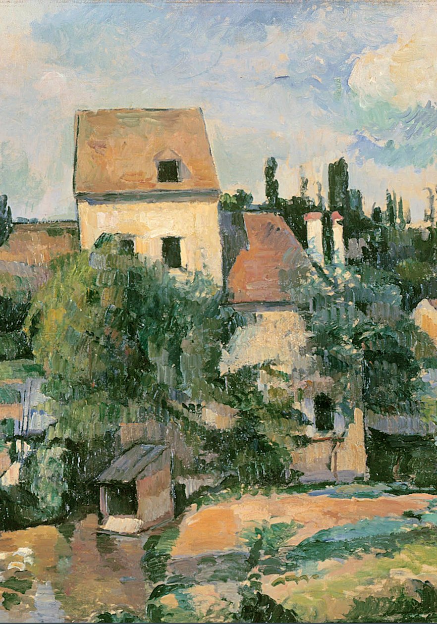 Moulin de la Couleuvre en Pontoise, 1881 (detalle) de Paul Cézanne
