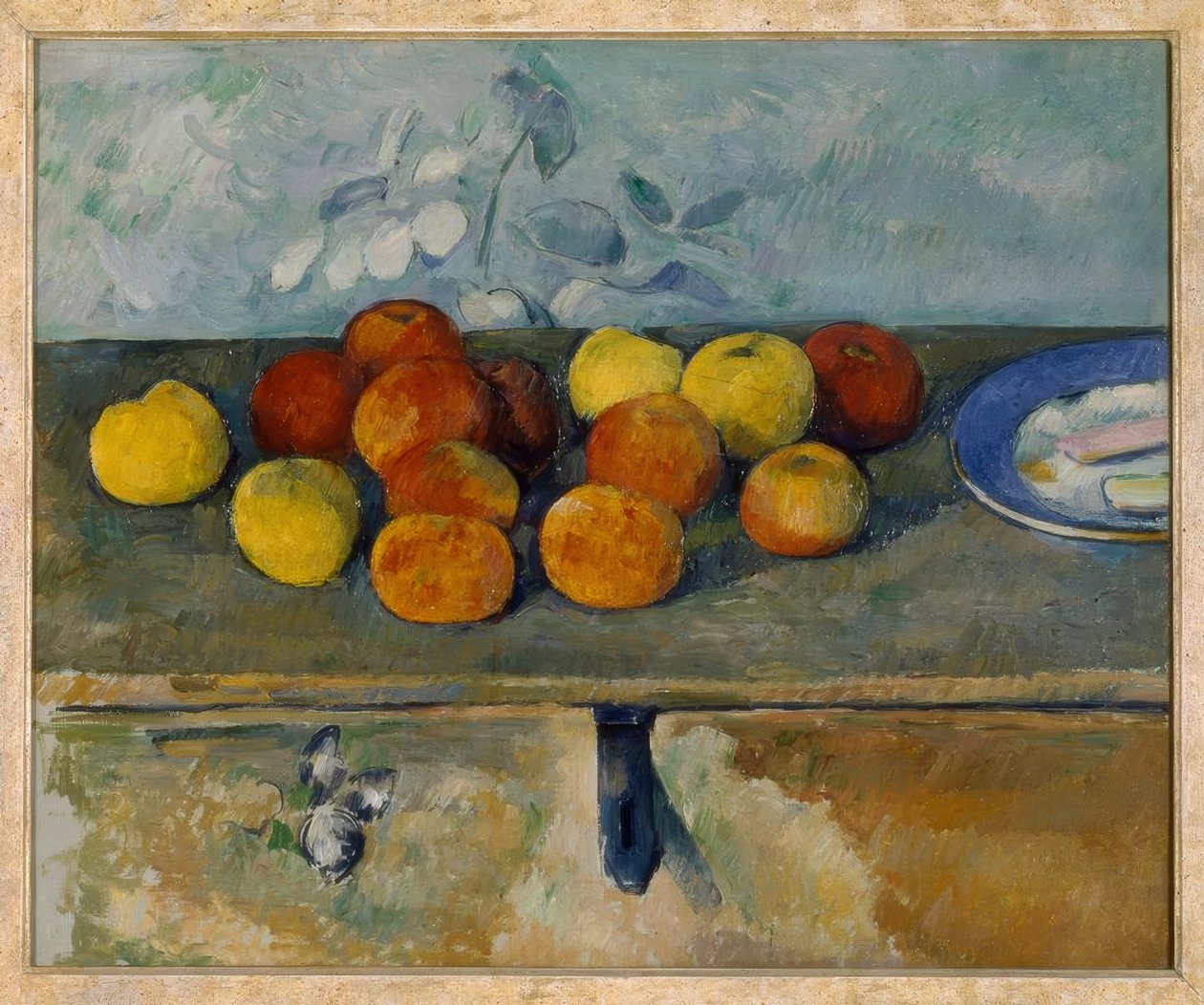 Manzanas y galletas de Paul Cézanne
