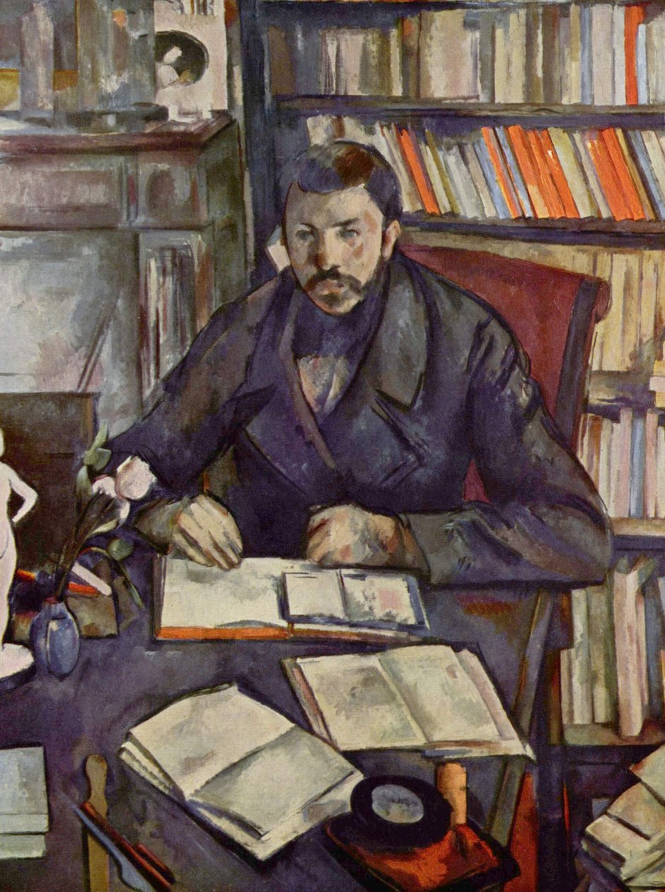 Retrato de Gustave Geffroy de Paul Cézanne