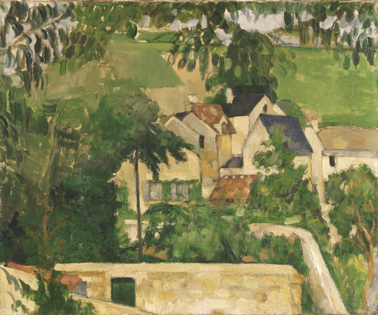 Quartier Four, Auvers-sur-Oise de Paul Cézanne