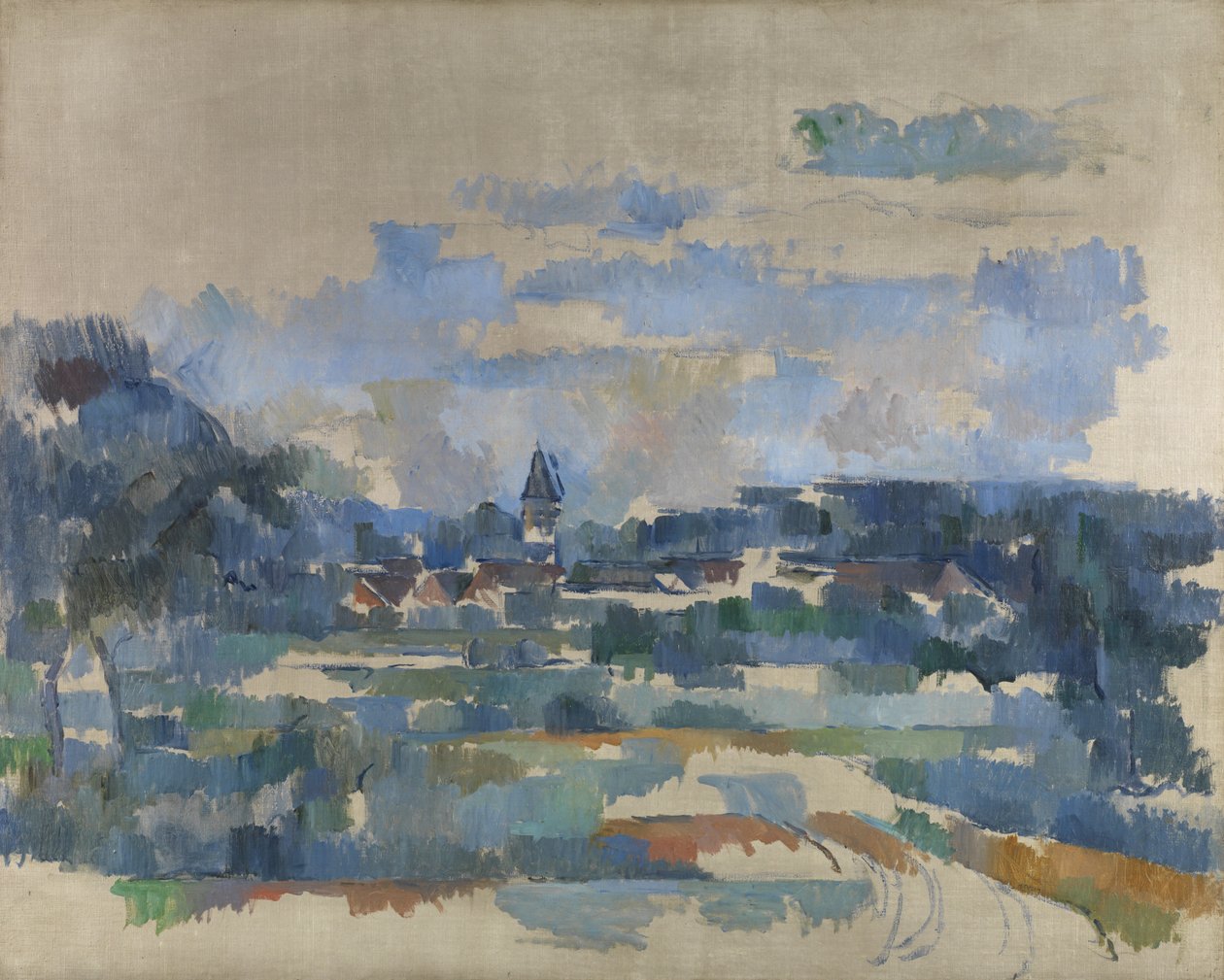 Route Tournante, 1902-06 de Paul Cézanne