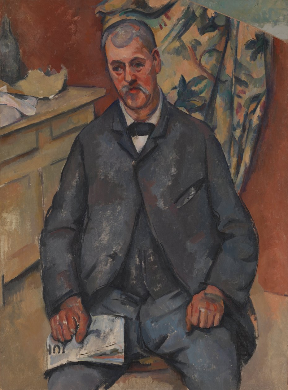Hombre sentado de Paul Cézanne