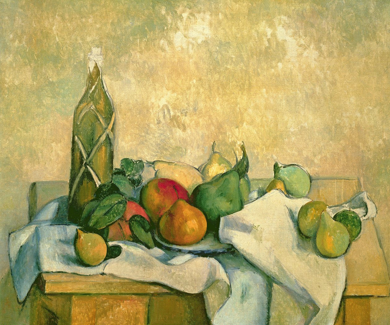 Naturaleza muerta con botella de licor, 1888-90 de Paul Cézanne
